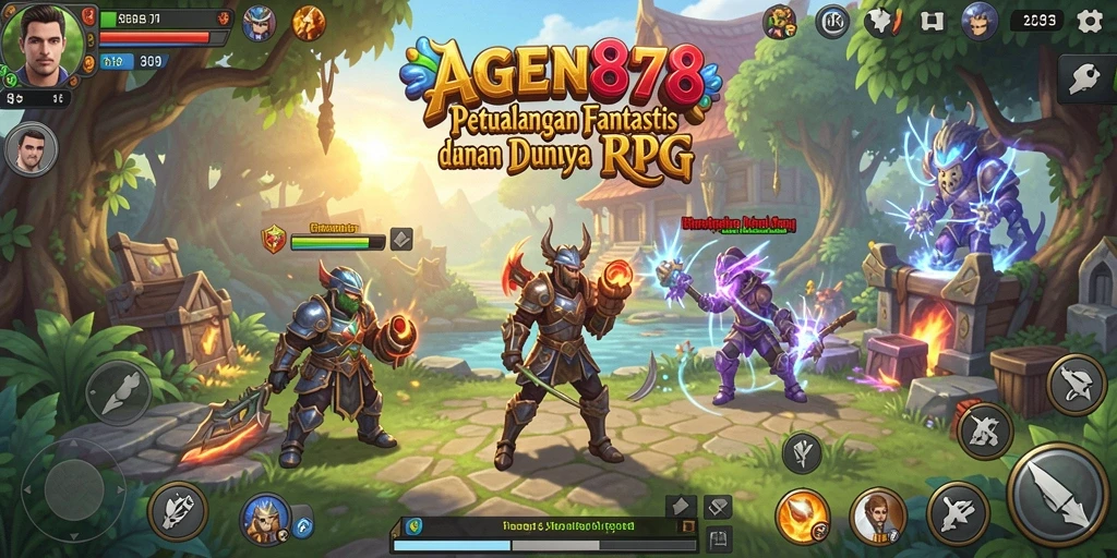 Tampilan gameplay AGEN878 yang menawan dalam dunia RPG.