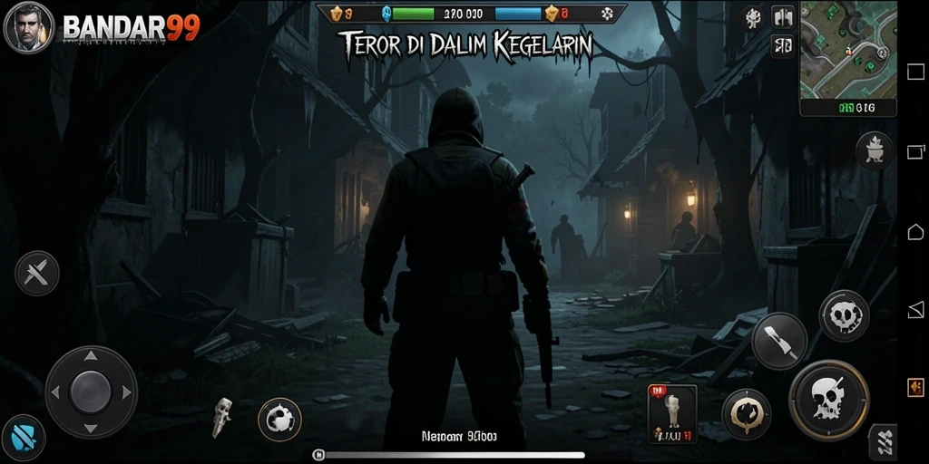 Tampilan mendebarkan dari gameplay BANDAR99 yang penuh teror.
