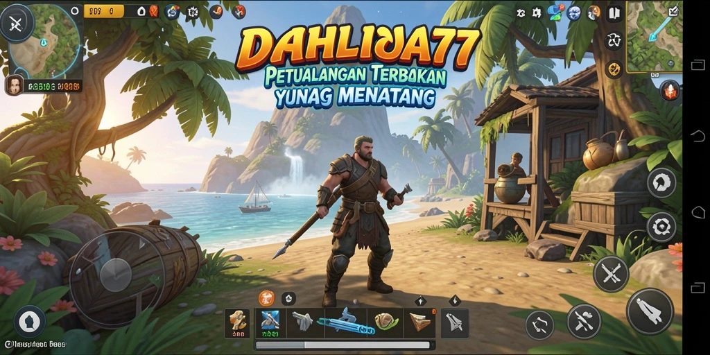 Gameplay intens dan visual menakjubkan dalam DAHLIA77.