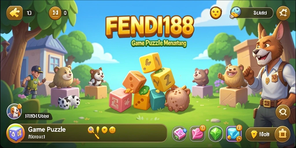 Tampilan gameplay menantang di FENDI188 dengan berbagai puzzle menarik.