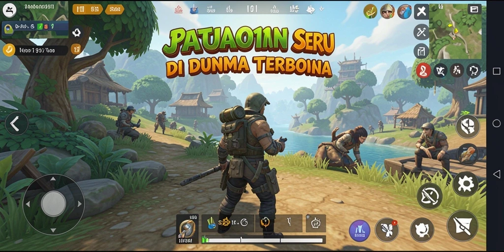Screenshot utama JAGO11 menunjukkan gameplay yang menakjubkan di dunia terbuka.