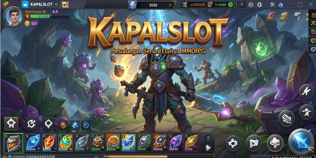 Tampilan menarik dari gameplay KAPALSLOT dalam aksi MMORPG.