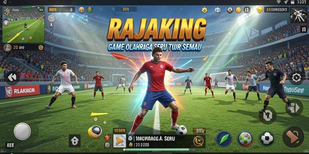 Screenshot gameplay yang menampilkan aksi seru di RAJAKING.