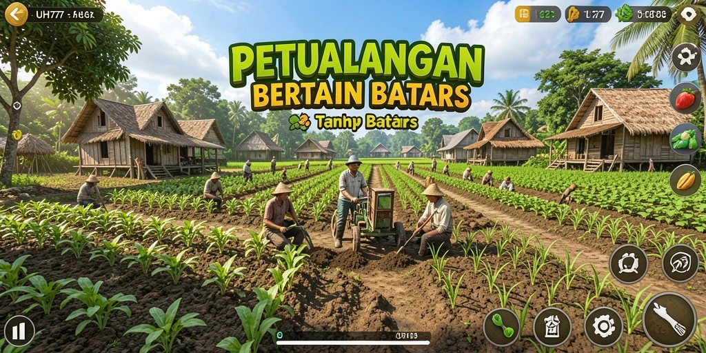 Tampilan mendebarkan gameplay UH77 yang penuh warna.
