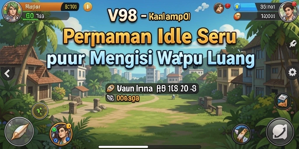Tampilan menarik dari gameplay V98 yang menghibur dan santai.