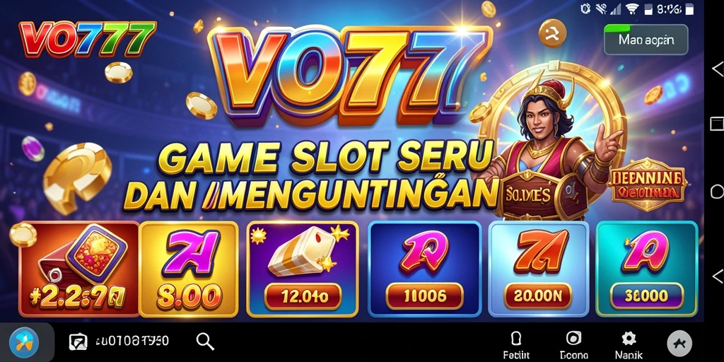 Tampilan gameplay seru dan mendebarkan di VO777.